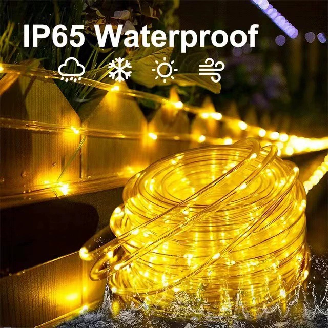 Solar Rope Lights Solar LED Li - đánh giá và giá Outdoor Power Strip Weatherproof