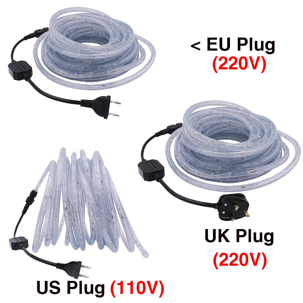 220V 110V Rainbow Ống Dây Đèn  - đánh giá và giá Outdoor Power Strip Weatherproof